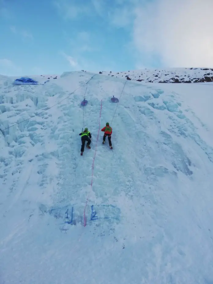 Palandoken Ice Park - Ice Wall