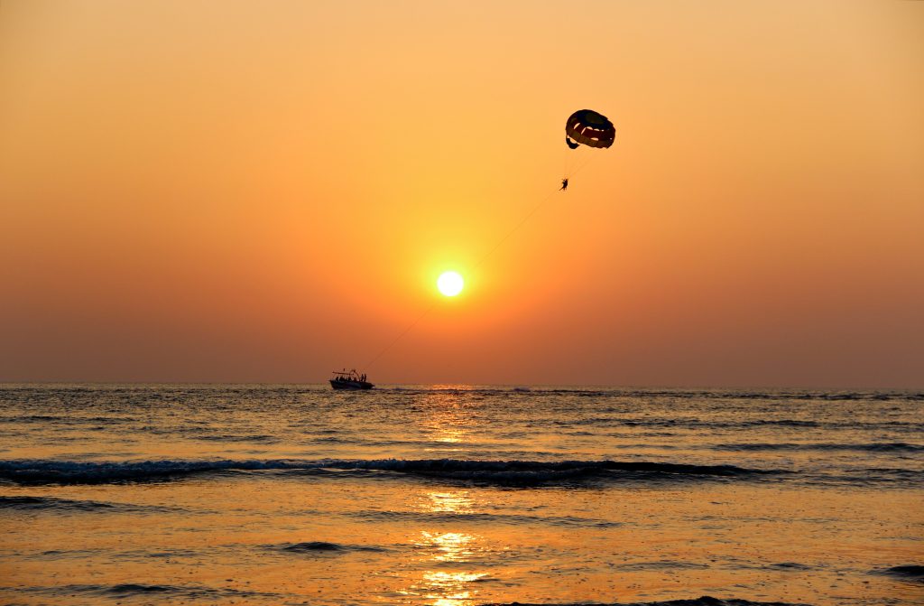 parasailing