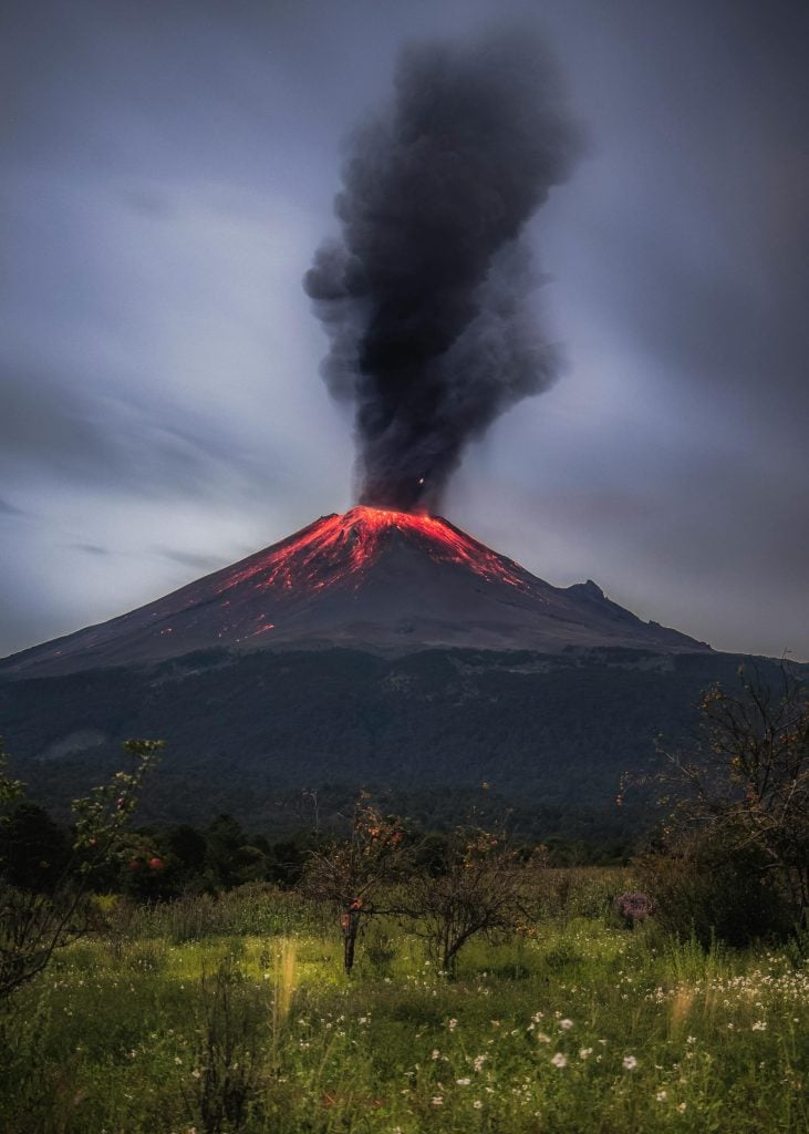Popocatépetl volcano